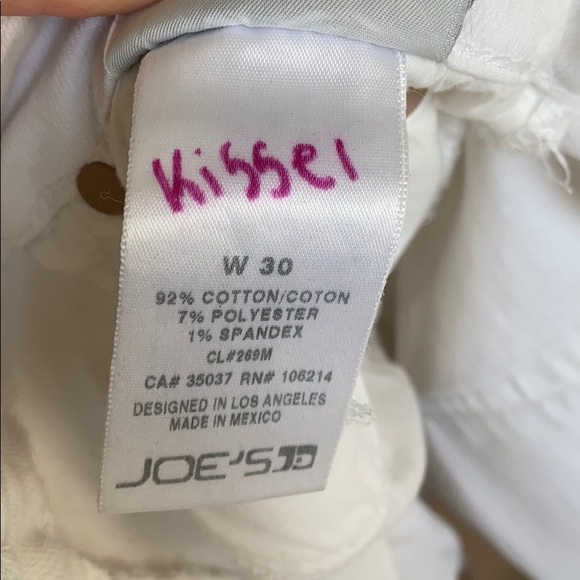White Skinny Joe’s Jeans - Picture 4 of 5